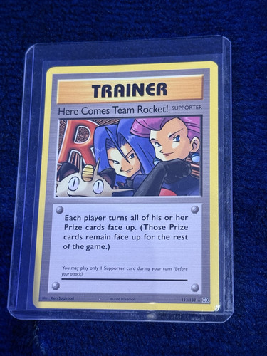 Pokémon - XY Evolutions - Here Comes Team Rocket! Secret Rare 113/108 - Bild 1 von 2