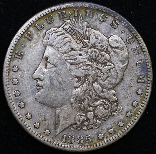 1885-S Morgan Silver Dollar  XF #V5