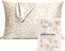 Satin Pillowcase with Zipper for Hair  Skin, Softer than Silk Pillow Cases Quee
