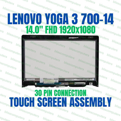 LCD Touch Screen Assembly Bezel Lenovo Yoga 3 14 FRU 5D10H35588/ 5DM0G74715