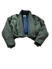 Sportmax Timide Open Bomber Jacket Womens Size 6 Khaki Olive Green MaxMara Rare