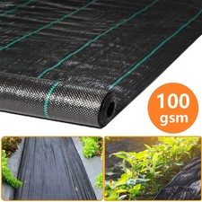10/25/50M Long Heavy Duty Ground Membrane Weed Control Fabric Cover Patio Garden