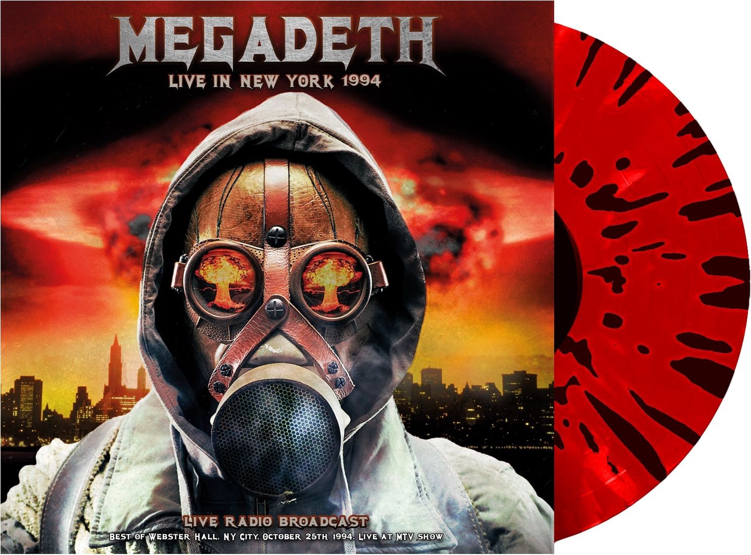 Vinile Nuovo - Megadeth - Live In New York 1994 (Transparent Red/Black Splatter