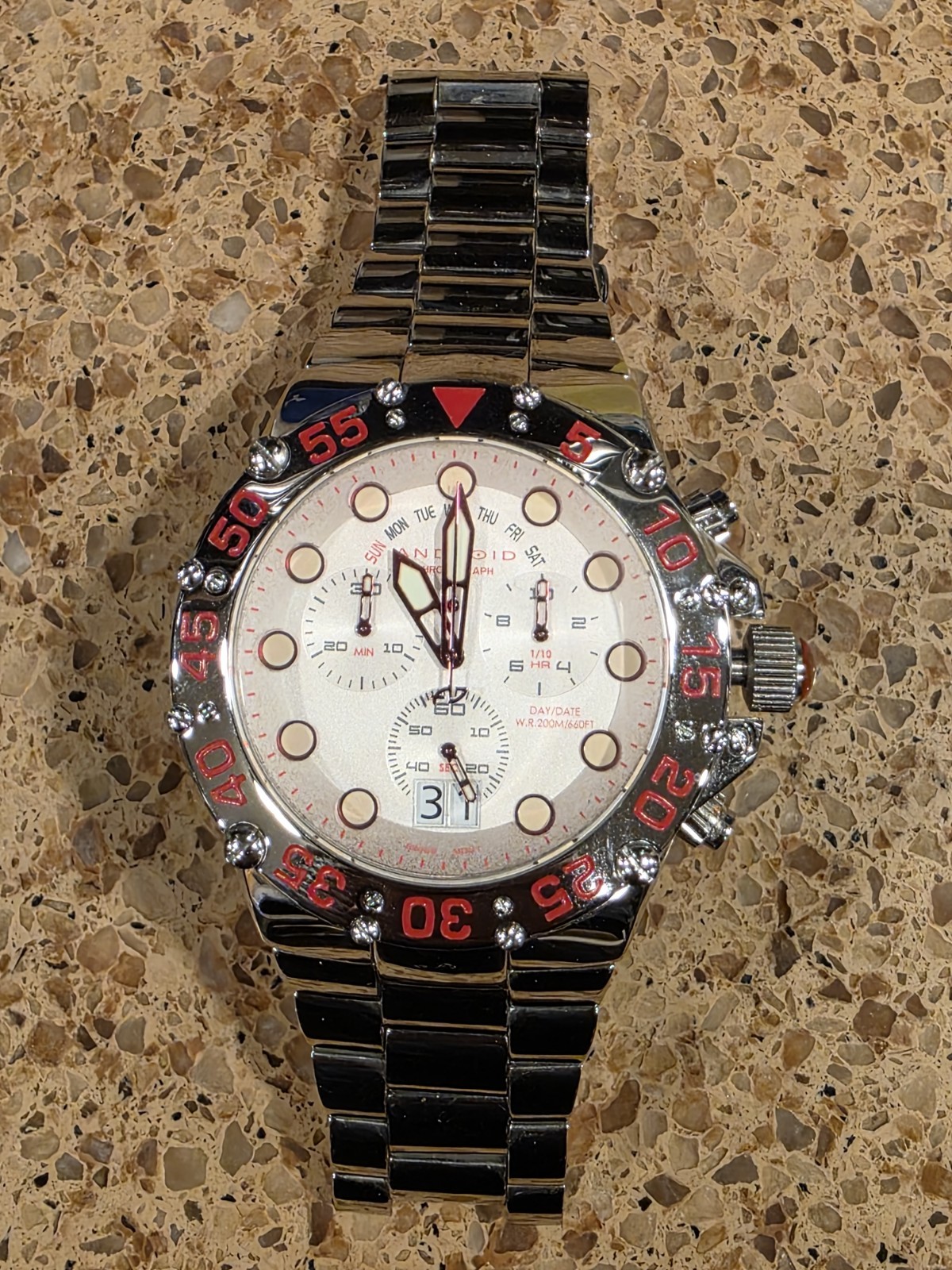 Android Divemaster Enforcer Quartz Watch AD808 Ra… - image 6