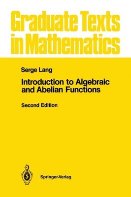 Lang - Introduction to Algebraic and Abelian Functions - New paperback - X555z