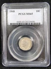 1948 10C Roosevelt Dime PCGS MS65  #7605