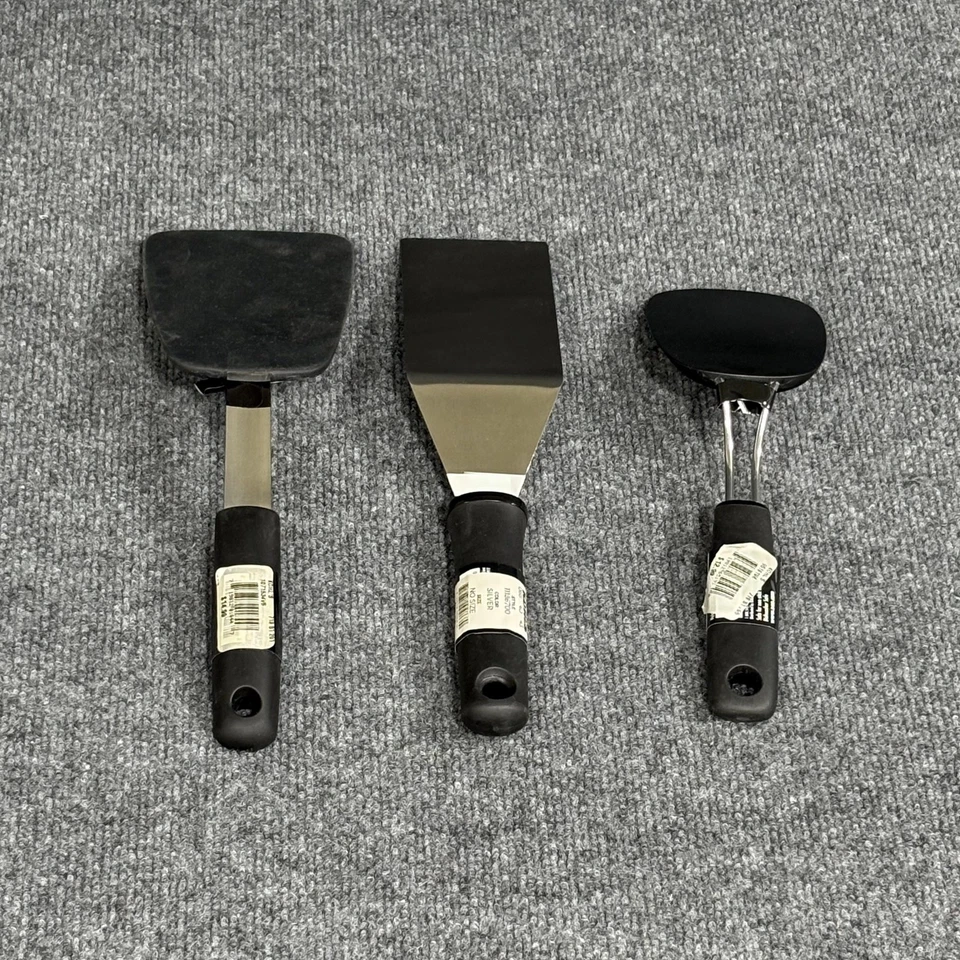 OXO Good Grips Turners Lote de 3 Etiquetas Nuevas para Restaurante Acero Inoxidable Nylon Silicona Foto 3 de 4