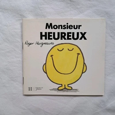 Livre Monsieur Heureux Roger Hargreaves Hachette 1992 - Photo 1/4