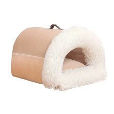 NNETM Warm Plush Cat Nest Bed for Winter Comfort