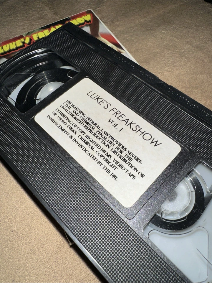 Luke's Freakshow Vol 1 -  VHS - Terror Squad Fat Joe Bobcat Ed Lover HTF OOP - Image 2 of 4