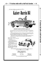 1954 Kaiser Darrin 161 - 11x17 Poster
