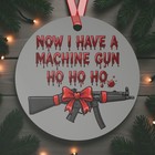 Die Hard Themed Christmas Tree Ornament, Gift for Him, Stocking Stuffer