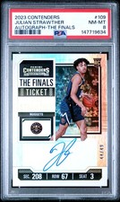 2023 CONTENDERS AUTO-THE FINALS #109 JULIAN STRAWTHER 44/49 PSA 8