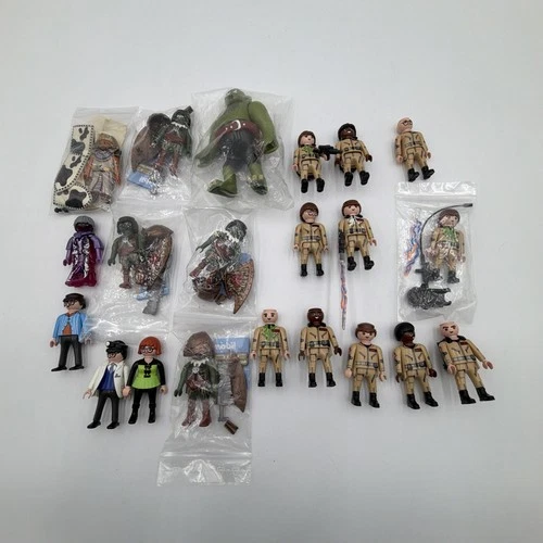 Playmobil Vintage Lot Of 21 Figures Ghostbusters Scooby Doo Plus Many More!