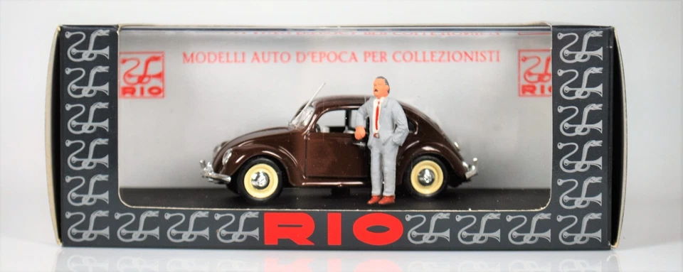 Rio VOLKSWAGEN FERDINAND PORSCHE SLO43 1947 RARO MODELLINO AUTOMOBILINA AUTO - Immagine 2 di 4