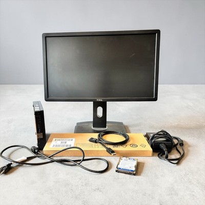 Dell Full computer set up w/ monitor, NIB keyboard + 2nd hard drive + all wires