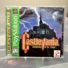 Castlevania Symphony of the Night Playstation 1 PS1 Complete CIB Greatest Hits