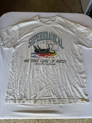 Superrradical White Tee Older Edition - Size XL