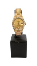 Montre Rolex Oyster Perpetual Datejust or et diamants