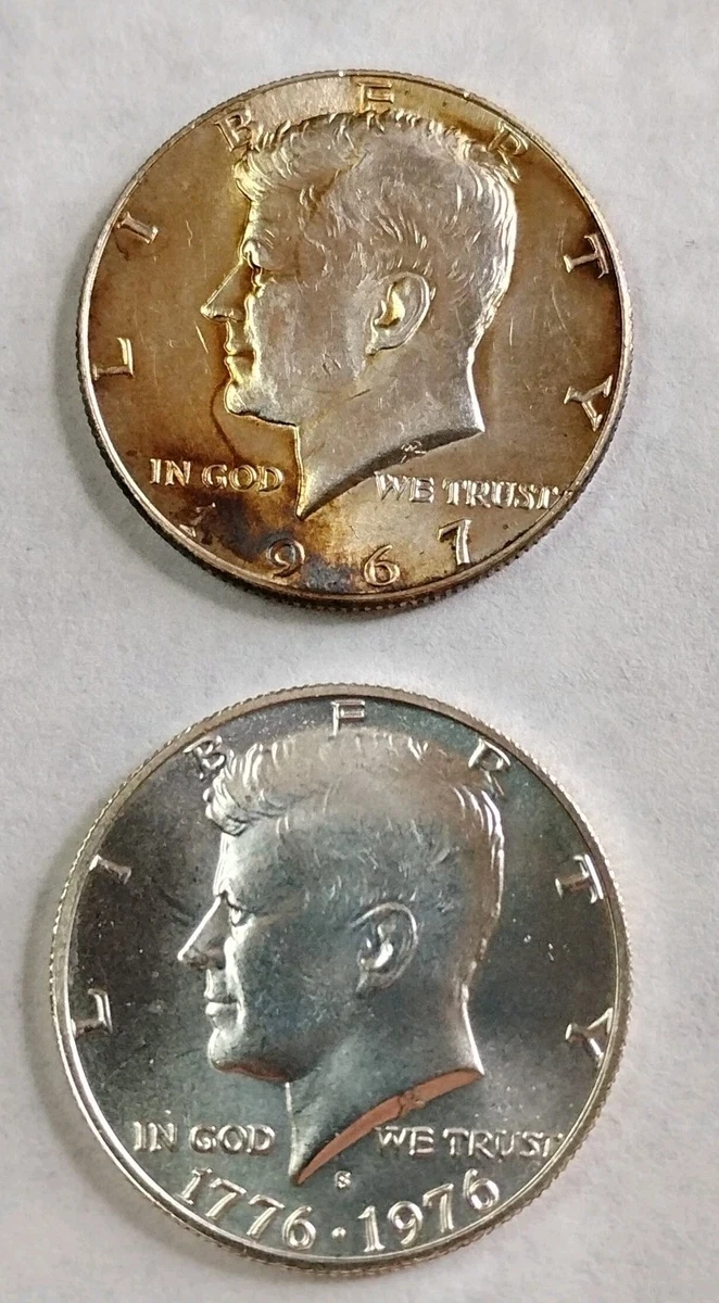 Circulated Silver 1967 Kennedy US Half Dollars (1964-Now) for sale