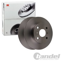 2X NK Bremsscheiben 238Mm Voll Vorne Passend FÜR Toyota Corolla | 204527
