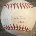 Paul Molitor Hall of Fame Autographed Baseball TRISTAR Authentication HOF 04