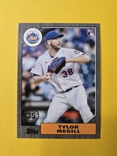2022 Topps Series 1 Tylor Megill Rookie RC 35th 1987 Black Parallel /299 #T87-82