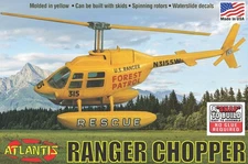 Atlantis Forest Ranger Rescue Chopper Helicopter 1:72 scale aircraft model kit