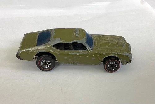 Vintage Hot Wheels Redline Oldsmobile Cutlass Taxi Hong Kong diecast 1969