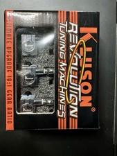 Kluson Silver 6 In Line Tuning Pegs for Electric Guitar KRHNC-6BX-C