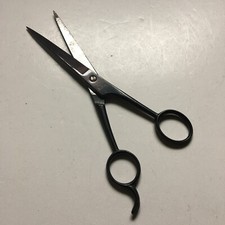 Vintage Denco Hot Drop Forged Steel Hair Cutting Scissors Shears Italy 7.5"L