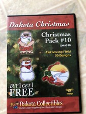 Dakota Collectibles Embroidery Designs Christmas Pack #10 - 30 designs