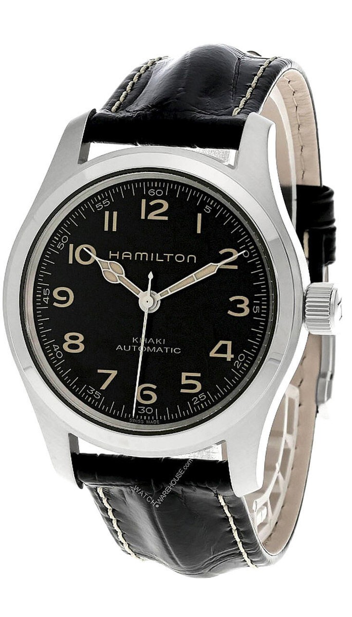 Hamilton Khaki Field Murph Automatic 42mm Black Dial Men's Watch