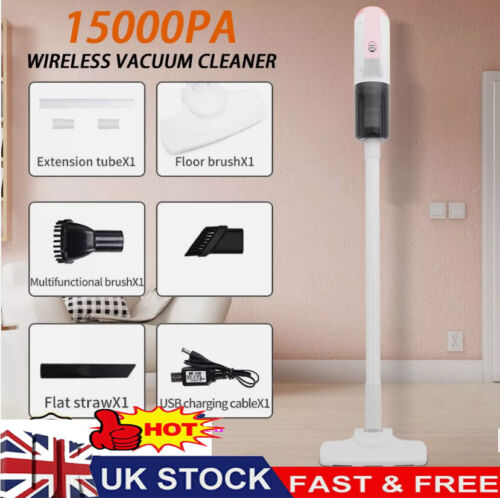 15000PA Cordless 3 IN 1 Vacuum Cleaner Hoover Upright Handheld Stick Bagless Vac - Picture 2 of 17