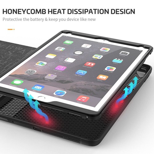 For iPad 5th 6th 7th 8th 9th Generation PU Leather Case Heavy Duty Stand Cover - Picture 5 of 33