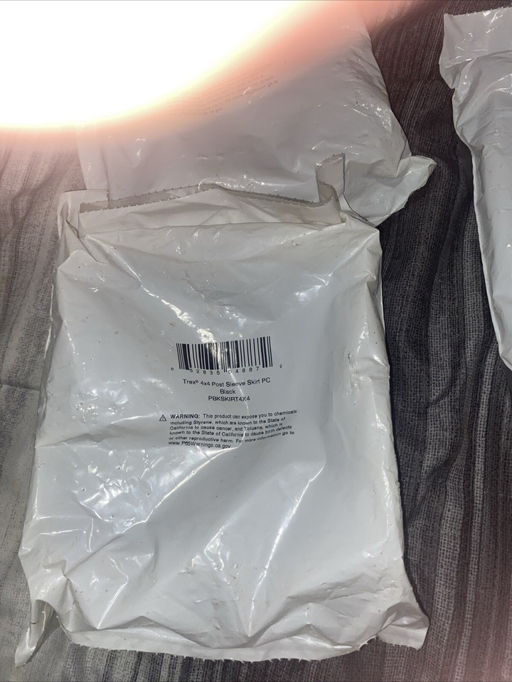 Gonna Trex 4"x4" Bianca Manica A Palo 2 Pezzi Design - Foto 6