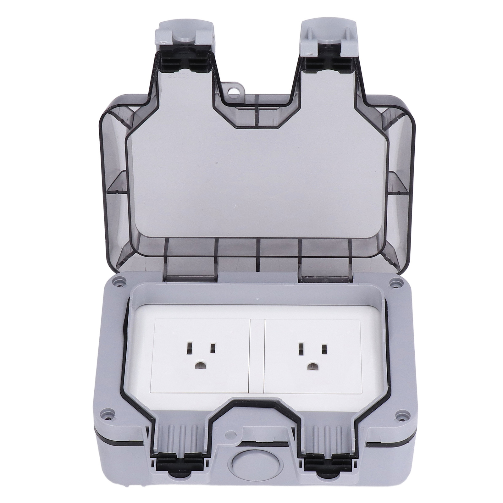 Outdoor Waterproof Socket 15A Vertical Install Weatherproof Wall Socket