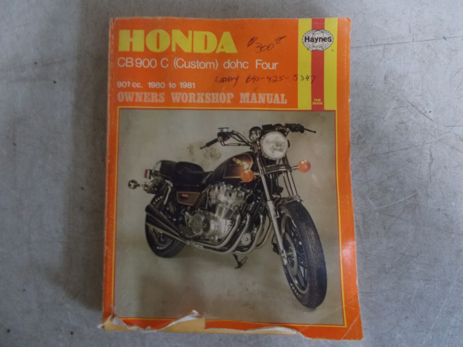 Haynes Manual *198081 Honda CB900c & CB 900 dohc Fours* (MISC