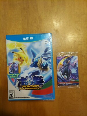 Wii U Pokkén Tournament BONUS AMIIBO CARD MEWTWO
