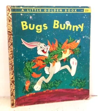 Bugs Bunny Little Golden Book #312 25c 1949 First "J" Ed Golden Press