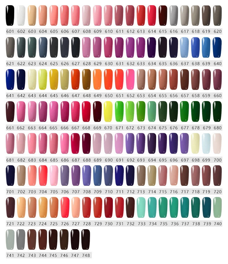 MTSSII 148 Colours 7ml Nail Art Soak Off Gel Polish Varnish Manicure UV/LED Lamp