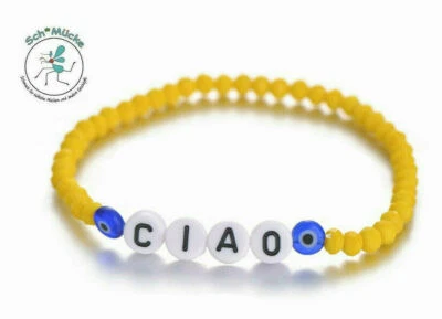 Armband Gruß Ciao Hallo Freundlich Amulett Talisman Glücksbringer Geschenkidee - Bild 1 von 2