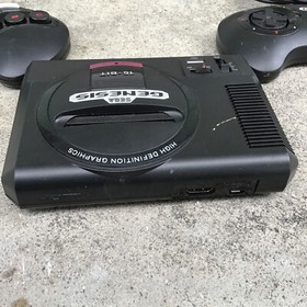 Genuine SEGA Genesis Classic Retro Mini Console (MK-16000) w/ Controllers Tested