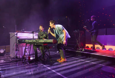 Andrew Dost and Nate Ruess of FUN in concert at The Fillmore on Ja- Old Photo