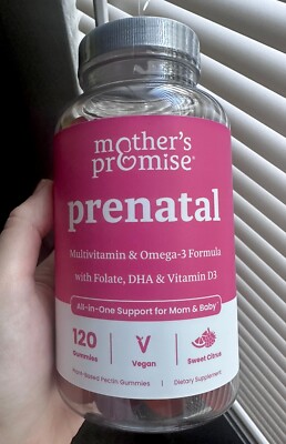 Prenatal vitamin gummies Mother's  Promise Exp 05/2026