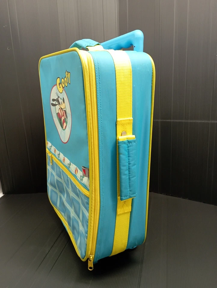 Valise Enfant A Roulettes avec poignée retractable, De marque Disney, GOOFY - Photo 3/4
