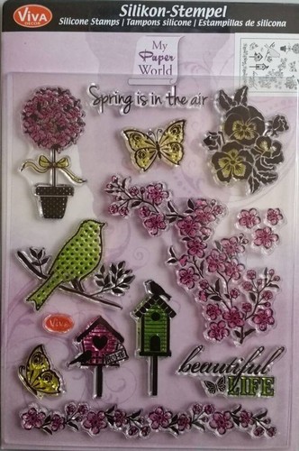 Viva Decor Silikonstempel, clear stamps, Stempel Silikon, Stempel Kunststoff - Picture 32 of 34