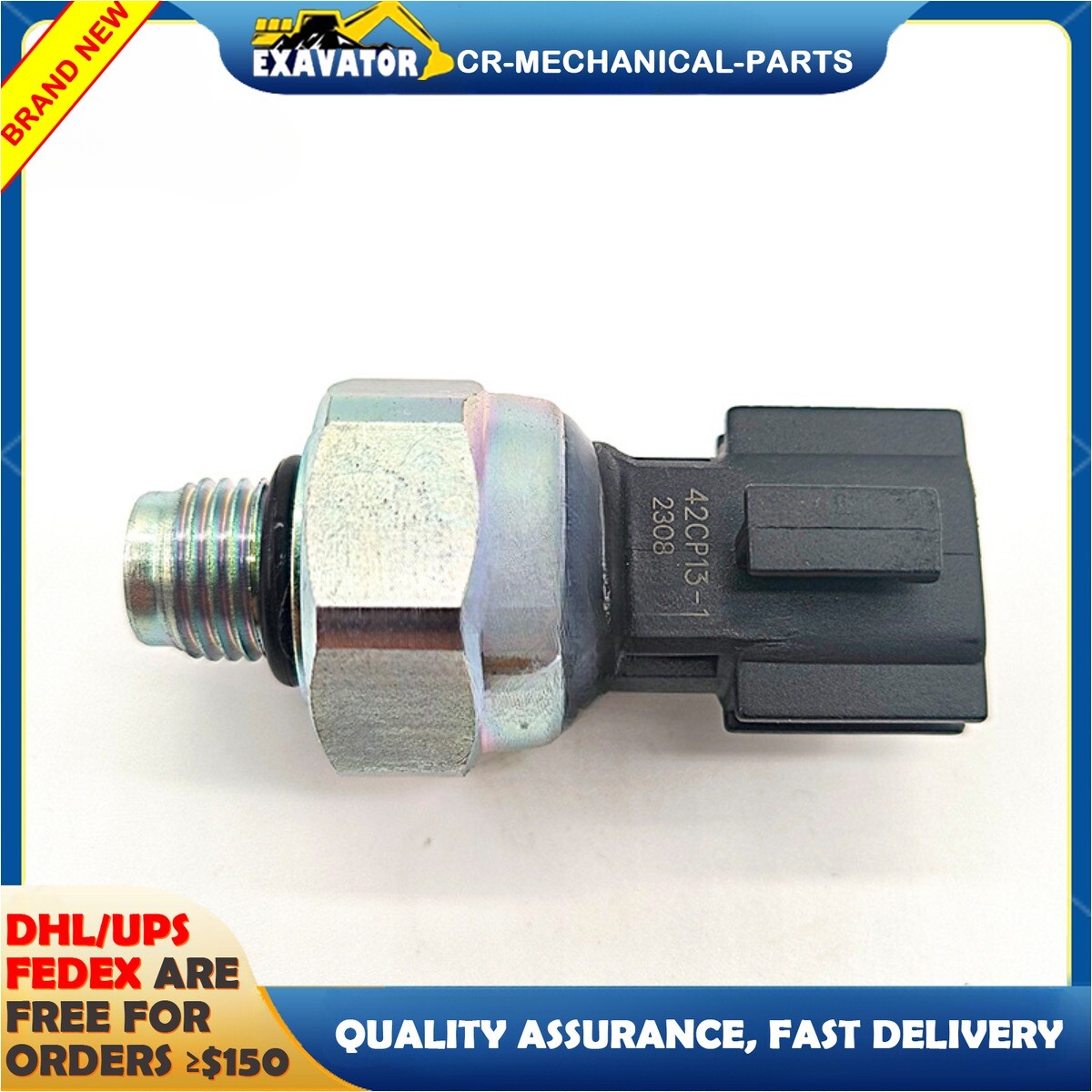 Oil Pressure Sensor 42CP13-1 Fit For Hitachi ZX470 6WG1 8973288980