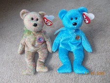 2 TY Beanie Babies   CLASSY and SPECKLES