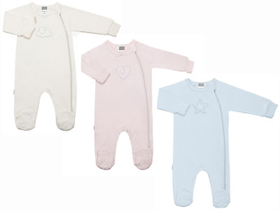 Kushies Baby Classic 100% Cotton Side Zipper Sleeper w/Non-Slip Feet - 533553